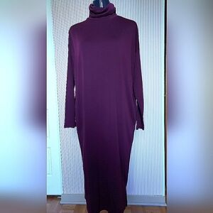 💥Hot deal💥Purple Turtleneck Maxi Dress from British manufacturer, NATIVE YOUTH